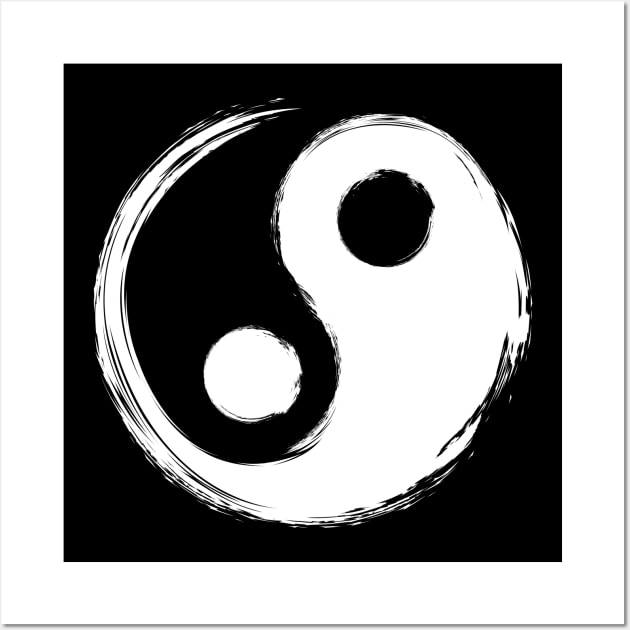 Yin Yang Wall Art by albertocubatas